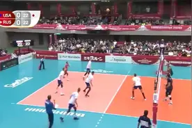 男排世界杯 美国男排vs俄罗斯男排 第一局片段视频封面