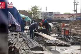 视频︱垦利区黄河口镇：重点项目施工忙 争分夺秒战犹酣图片