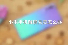 小米手机触屏失灵怎么办？一招教会你视频封面