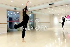 古典舞《采薇》镜面分解教学视频封面