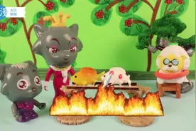 喜羊羊与灰太狼，村长被灰太狼抓走，喜羊羊使计用懒羊羊救回了他视频封面