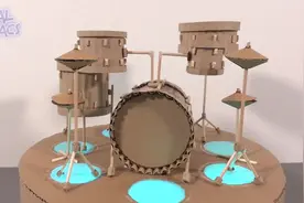 [奇思妙想]教你如何用纸皮手工制作漂亮的DIV作品，千万别浪费了