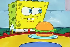 海绵宝宝：痞老板当着海绵的面偷走了蟹黄堡！