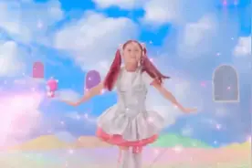 日版舞法天女：5天女用高科技魔法武器打的3坏人打倒在地，犀利