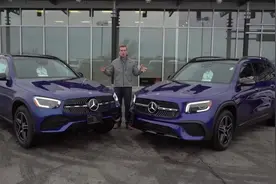 2020款奔驰GLB250与2020款奔驰GLC300实车对比，怎么选自己看着办