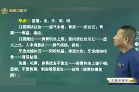 中医诊断学10望唇、齿、牙、咽、喉（望诊），不同状态体现的病症