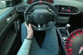 18款标致308GTi深度试驾，高速上地板油，200的表底都爆了视频封面