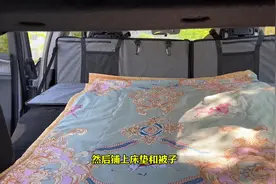 轿车出差，自驾游后备箱床车解决方案。 #比亚迪海豹06
