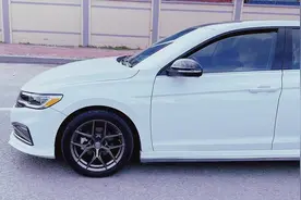 大众升级17寸丰途旋压轮毂 对比16寸好看太多了#大众 #宝来