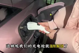 比亚迪海豚充电枪拔不出怎么办？这样操作快速解锁充电枪。