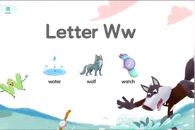 #看动画学英语 #26个英文字母 #字母w #趣味英语动画视频封面