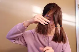 怎么自己修剪长发呢？#海外生活 #美国 #剪发 #剪发教程