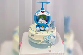 沉浸式教学，一分钟教会大家做哆啦a梦#烘焙人的日常 #烘焙#蛋糕视频封面