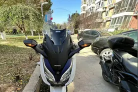 本田佛沙350使用技巧（三）风挡选58还是47厘米？#摩托车