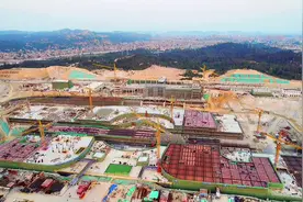 台商投资区动车站！#泉州东站 #航拍