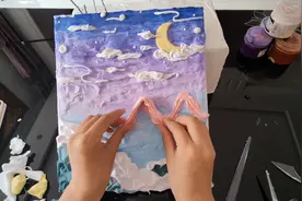 #手工 #超轻粘土  粘土画教程分享给大家视频封面