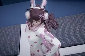 AI少女MMD说谎家无剪辑 #游戏日常视频封面