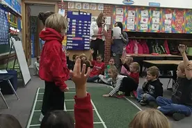 美国小学课堂实录-一年级数学