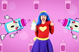 《搞笑奶瓶之歌🍼》宝宝饿了#看动画学英语 #儿童动画 #英语启蒙视频封面