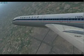 【电脑还原】中国西北航空2303号班机事故模拟#航空 #飞机 #事故