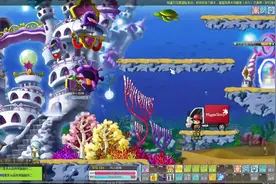 冒险岛1个任务完成水下世界盖章（联盟神器任务） #冒险岛