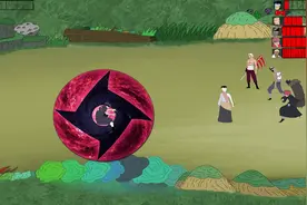 手画联盟 佐助vs团藏 峡谷之大战 @抖音小助手