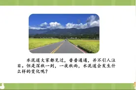 学霸笔记三年级语文上册：6《铺满金色巴掌的水泥道》#小学语文