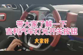 #好车要吉利 #汽车灯光知识 带大家了解一下吉利汽车灯光开关按钮