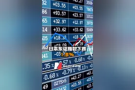 日本东证指数下跌1.8% #每经AI 视频封面