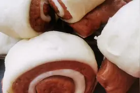 无锡大姐教你做巧克力馒头，松软香甜，满满的巧克力香味#早餐