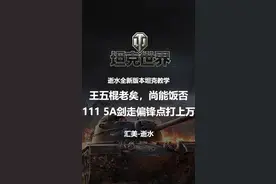 #坦克世界 #游戏视频 王五棍也可以去这种位置吗？不敢于尝试，你将永远不会进步！逝水教你剑走偏锋赢得胜利！