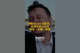 特斯拉CEO马斯克：比特币和以太坊“似乎（价格）很高”。视频封面