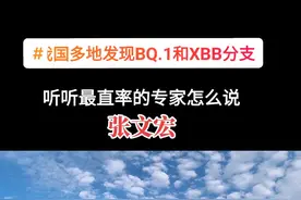 #我国多地发现BQ.1和XBB分支#专家 #张文宏 @抖音热点小助手视频封面