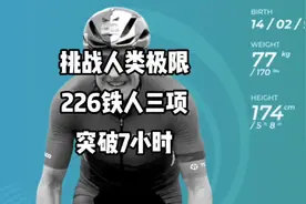 挑战人类极限，226公里铁人三项破7！能成功吗？#铁三tv #铁三车视频封面