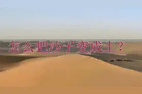 一盘散沙是怎么变成土的？请欣赏沙变土带来的欣欣向荣