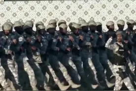 除了中国制造，中国人民解放军 的“中式正步”也在走出国门。视频封面