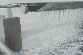 河道淤泥压干过程#污水处理 #带式压滤机 #河道清淤 #压泥机