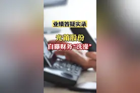 业绩答疑实录 光莆股份自曝财务“洗澡” #财经 #上市公司视频封面