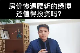 房价惨遭腰斩的绿博片区，是否还值得投资？#买房大解密视频封面
