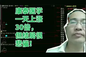 如果中签康泰医学，第一天就上涨30倍。如果你追到最高点视频封面