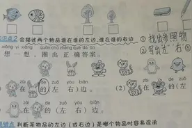 #一年级数学上册 #左右问题 #如何判断谁在谁的左边谁在谁的右边