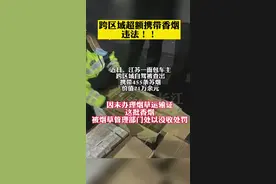 跨区域超额携带香烟是违法行为！！不要盲目超额携带香烟哦！#非法运输#香烟视频封面