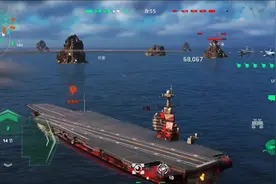 现代战舰：福特级核动力航母搭配最强激光防空，传说级自卫炮