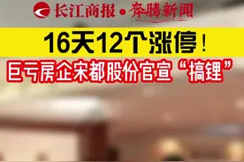 16天12个涨停！ 巨亏房企宋都股份官宣“搞锂”视频封面