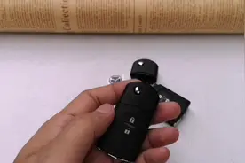 马自达遥控器折叠钥匙壳更换方法#汽车知识 #汽车钥匙