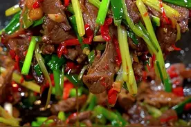 买了20米的罗汉，肉刚好炒了一大盘，下9下饭好搭档#跟着抖音学做莱 #家常美食教程 @抖音小肋手 @抖音吃喝玩乐情报局 