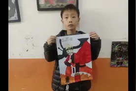 三年级的学生，动漫人物临摹！#绘画视频封面