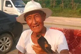 视频中放飞燕子的是78岁的孙大爷，孙大爷从小就非常喜欢小动物。有一年，他干活回家，发现燕子窝里四只刚出壳饿的哇哇乱叫，原来大燕子有二天未回巢了，可能在外出觅食中遭遇不测了，孙大爷为了不让小燕子饿si，就去捉虫子喂它们，虽然孙大爷精心照料，但是其中有一只，因饥渴时间太长，没有活下来，剩下的二只顽强的活下来了，孙大爷下班后又多了一份捉虫子的活，小燕子也一天天长大，在相处的过程中，人和燕子结下了深厚友谊，它们天天围着孙大爷飞，不管是骑车和是下地，形影不离，天冷了，这一对小燕子也长大了，它们随着大群的燕子南迁了………，孙大爷虽然有点不舍，但是他知道这是燕子的习性，也只能顺其自然。        转眼间，春天来了，孙大爷天天仰头望天，一天清晨，孙大爷听到窗户外，有叽叽喳喳的燕子叫声，急忙披衣出来，吹了一声口哨，只见那一对燕子径自飞落在孙大爷肩膀上，扇着翅膀歪着头对他欢叫，它们经过了一个冬天，又远渡重洋，依然记得它生活的地方，记得曾经喂养它的孙大爷。     这就是所谓的人燕情未了 #农村生活 #我的乡村生活 #训鸟高手 #农村#阳谷视频封面