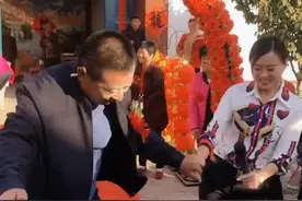 囍公公蹦的不错。哈哈，奥利给，声明这是婚礼头一天，本地的一个习俗，带领一家人热闹起来！