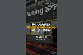 原班人马大调整！苏宁易购董事长张近东辞职，却拉儿子入董事会？#苏宁#张近东#人事调整